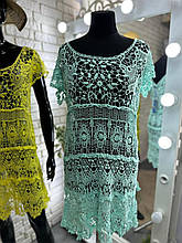 Шикарна жіноча пляжна туніка, тканина "Мереживо" 46, 48, 50 розмір 46
