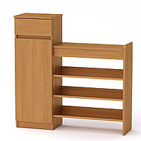 Тумба під взуття ТО-16 бук Компаніт, тумба для взуття в передпокій