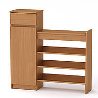 Тумба під взуття ТО-16 вільха Компаніт, тумба для взуття в передпокій