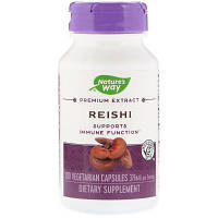 Травы Nature's Way Грибы Рейши, Reishi, Standardized, 376 mg, 100 Капсул (NWY-62700)