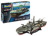 Patrol Torpedo Boat PT-579/PT-588. Сборная модель американского торпедного катера. 1/72 REVELL 05165