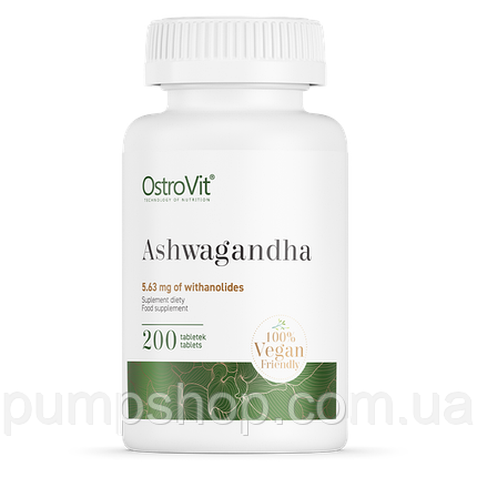 Екстракт кореня ашвагандха OstroVit Ashwagandha 200 таб., фото 2