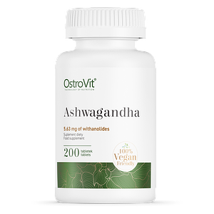 Екстракт кореня ашвагандха OstroVit Ashwagandha 200 таб.