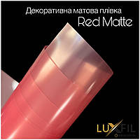 Декоративная пленка Luxfil Red Matte (1.52)