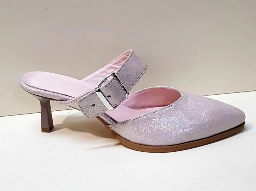 STTOPA Розміри 36-44. Мюлі великих розмірів шкіряні. Каблук 6,5 см. 127-3644-65 Рожеві, фото 1