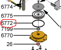 1H325234 Ущільнювальне кільце нижнього поршня Franke Spectra FM 50MM