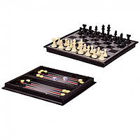 Набор классических игр 3 в 1 "Шахматы, шашки, нарды" на магнитах 24х24 см 3146