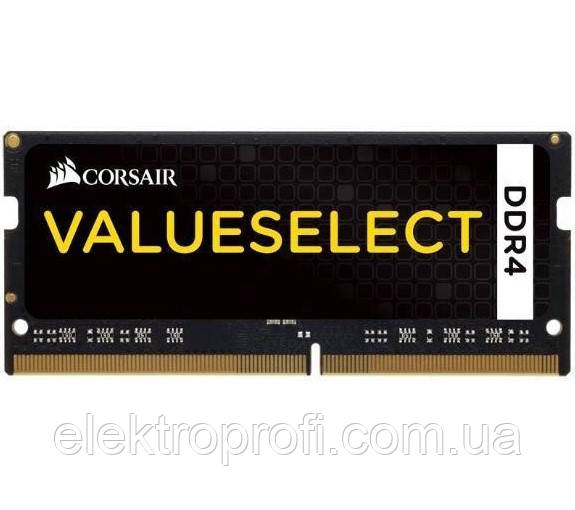 Модуль пам'яті CORSAIR DDR4 2133MHZ 16GB SO-DIMM (CMSO16GX4M1A2133C15)