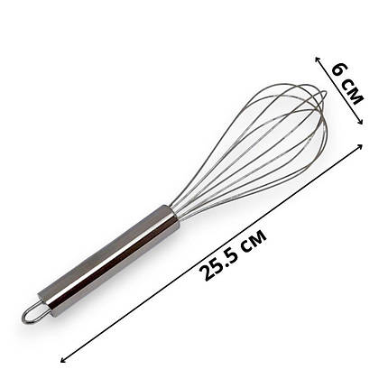 Вінчик KeepHome №0723 нержавіюча сталь 25.5 см, фото 3