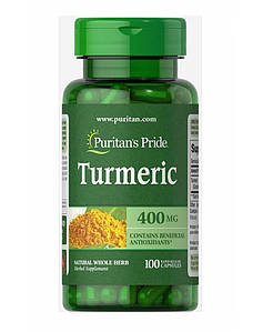 Куркумін Puritan's Pride Turmeric 400 мг 100 капс.