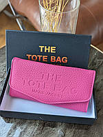 Женский кошелек Marc Jacobs TOTE BAG Марк Якобс в расцветках, брендовый кошелек, стильный кошелек Малиновый