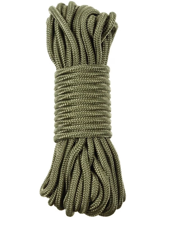 Мотузка тактична MFH 9 мм x 15 м OD Green 27503C, фото 1