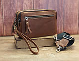 Сумка жіноча шкіряна GS коньячна, фото 2