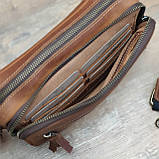 Сумка жіноча шкіряна GS коньячна, фото 5