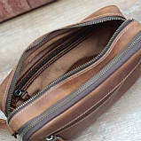 Сумка жіноча шкіряна GS коньячна, фото 6