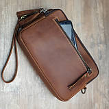 Сумка жіноча шкіряна GS коньячна, фото 7