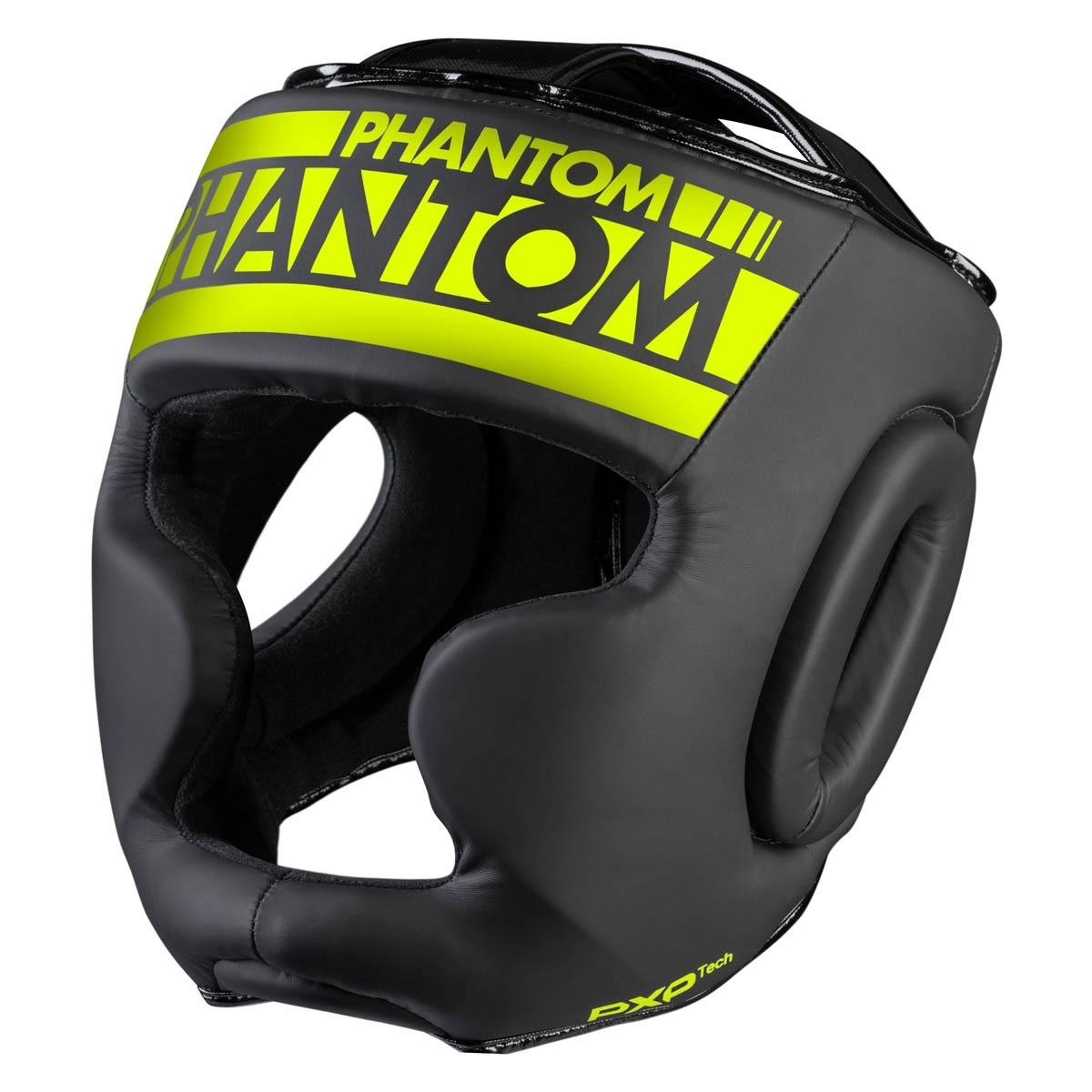Боксерський шолом Phantom APEX Full Face Neon One Size Black/Yellow, фото 1