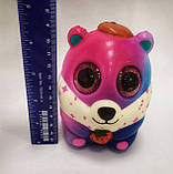 Іграшка-антистрес "Сквіш" ведмежатко зі скляними вічками, фото 2