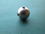 Стопорний затискач-куля матова, для троса, нержавіюча сталь А4 (AISI 316)., фото 3