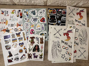 Закладки для книг, наклейки