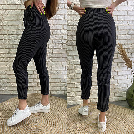 Стильні жіночі брюки, тканина "Трикотаж" 46, 48, 50 розмір 46, фото 2