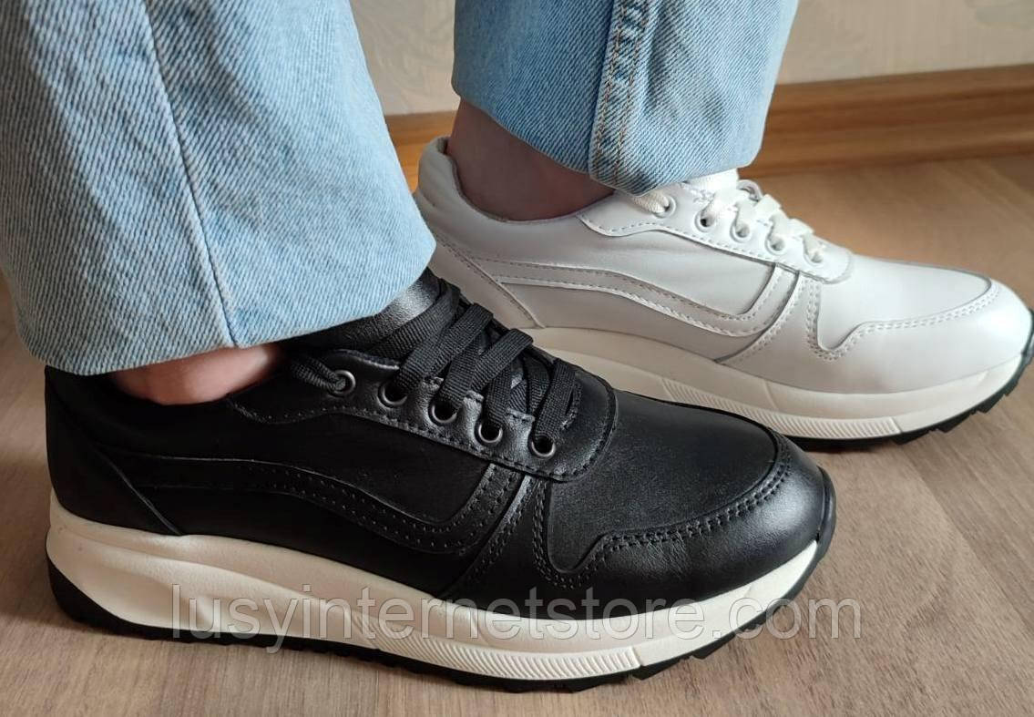 Кросівки шкіряні жіночі від виробника модель МР23-101, фото 1