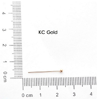 Пины для изготовления украшений металлические 0.5 * 20 мм KG золото
