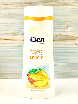 Гель-крем для душу тропічний манго Cien 300 мл (Німеччина)