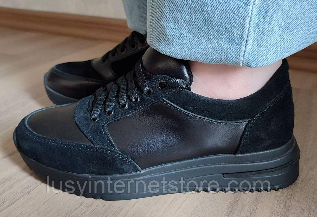 Кросівки шкіряні жіночі від виробника модель МР23-102, фото 1