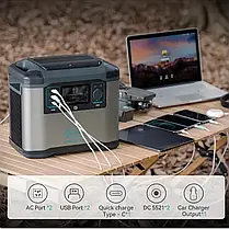Зарядна станція FlashFish P15, 1500W/1008 W*h (електростанція для дому), фото 5