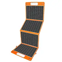 Сонячна батарея Flashfish TSP18V/100W, (складна портативна панель для заряджання телефону та генератора), фото 4