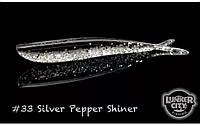 Силіконова приманка Lunker City Fin-S Fish #33 Silver Pepper Shiner