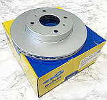 Гальмівний диск передній Nissan Almera Classic (Нісан Альмера Класик) 1.6 (B10) METELLI (Італія), фото 5