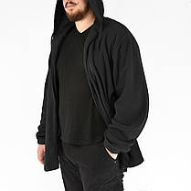 Кофта чоловіча флісова з капюшоном у великих розмірах 4XL — 8XL Tovta (Угорщина) Різні кольори, фото 3