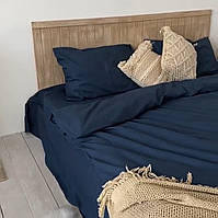Наволочка на подушку 50х70 см Темно синя