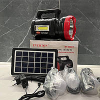 Ручні та налобні ліхтарі RT-906BT с солнечной панелью, Радио Bluetooth с встроенным аккумулятором LED