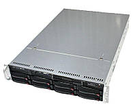 БУ Корпус для сервера 2U Supermicro 825TQ-R740LPB (8x3.5") 437x647x89мм, EATX, 2 х 740W