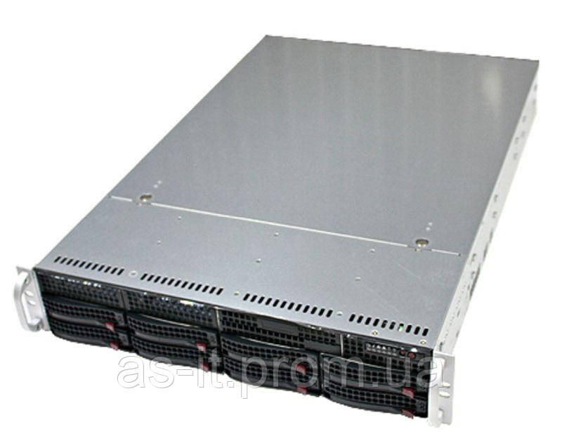 БУ Корпус для сервера 2U Supermicro 825TQ-R740LPB (8x3.5") 437x647x89мм, EATX, 2 х 740W