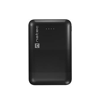 Павербанк Natec 10000mah Trevi Compact 2x USB-A + 1x USB -C Black чорний