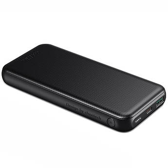 Павербанк Choetech 10000mAh, 18W PD QC3.0, USB-C In/out, USB-A Li-pol чорний