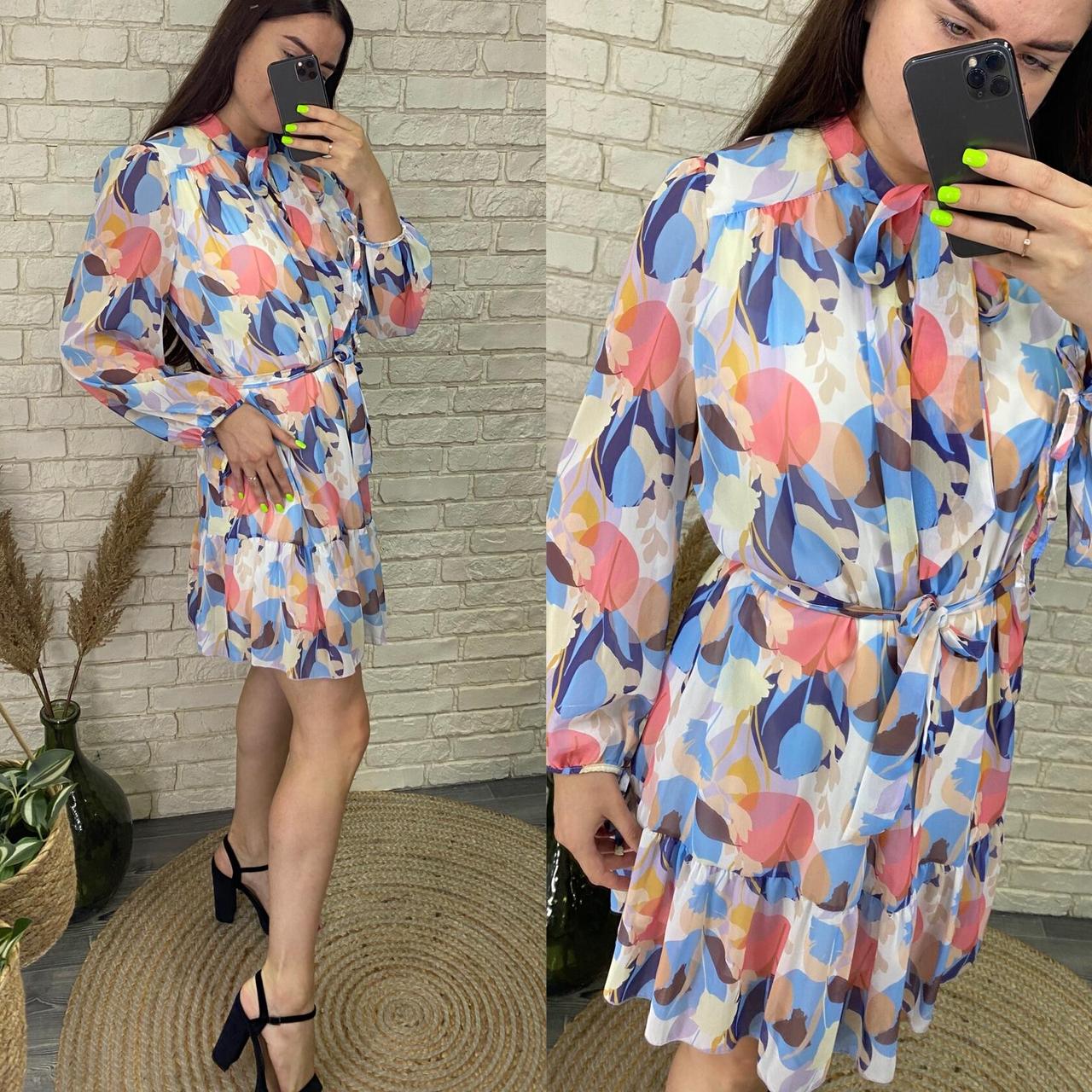 Вишукана жіноча сукня, тканина "Шифон" розмір 50