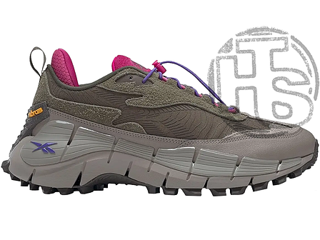 Чоловічі кросівки Reebok Zig Kinetica 2.5 Edge Army Green Grey HR1772, фото 1