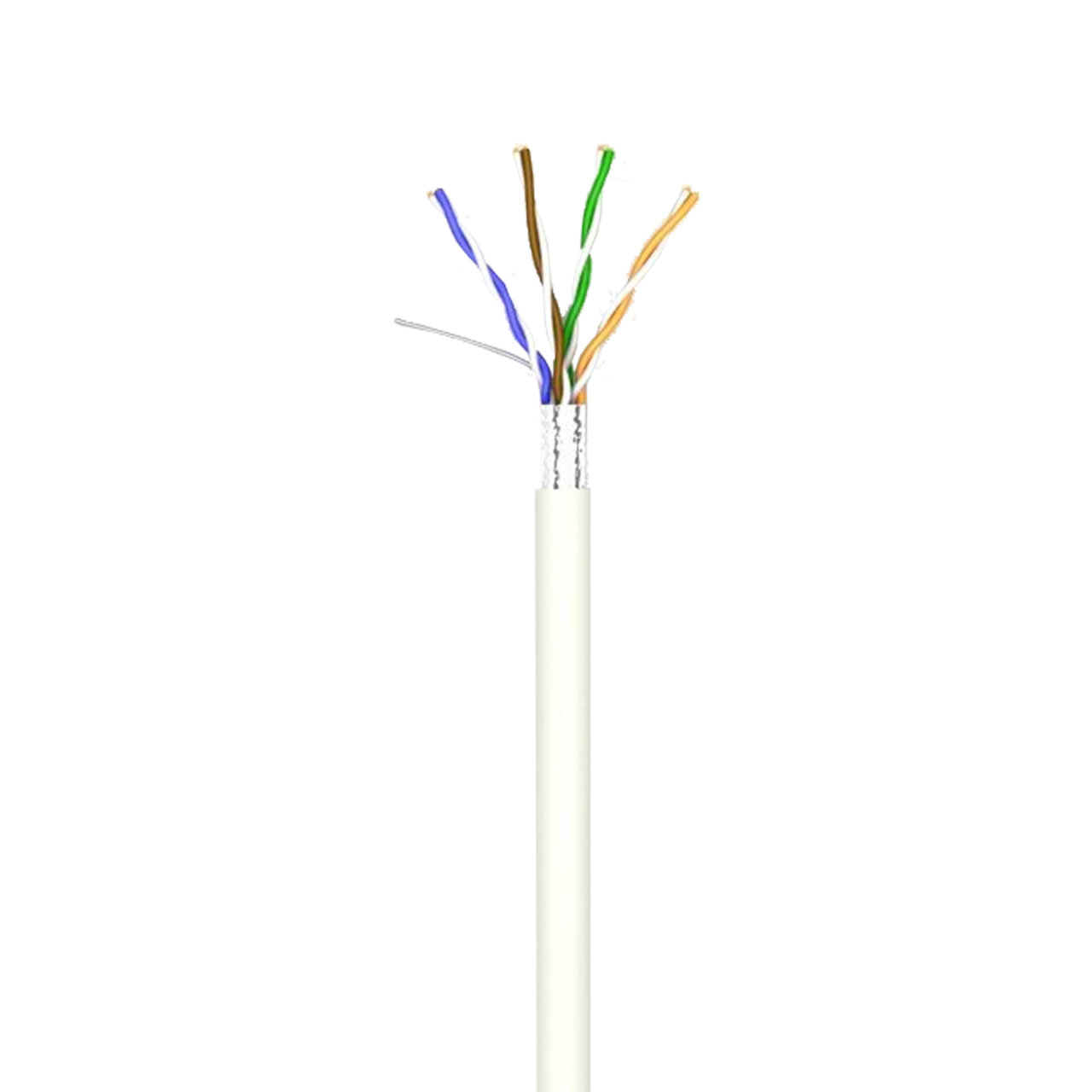 Мережевий кабель FTP Cat 5E 305 м кручена пара 4х2 багатожильний мідний для внутрішньої прокладки 0.48 мм, фото 1