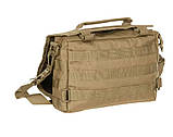 Сумка тактична через плече MFH Shoulder Bag Molle 4 л Coyote 30695R, фото 3