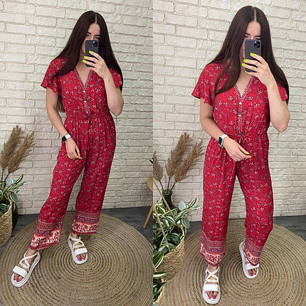 Неймовірний жіночий комбінезон, тканина "Котон" 42, 44, 46 розмір 42, фото 1