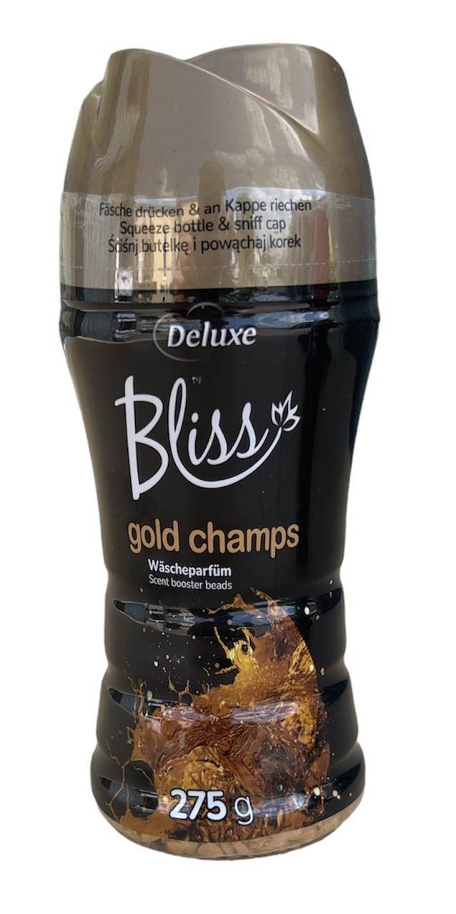 Ароматизатор для білизни в гранулах полоскання Кристали золота Deluxe Bliss Gold Champ kryształki 275g, фото 1