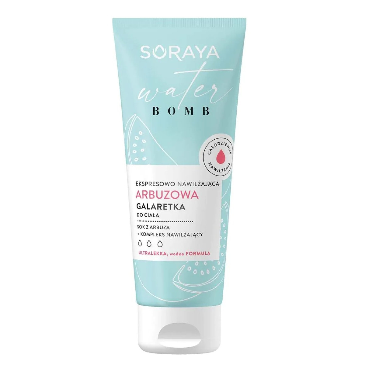 Гель суперзволоження для тіла сік кавуна Soraya Water Bomb