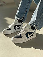 Мужские кроссовки Nike Air Jordan Retro 1 Low Panda Black White 44 (28см)