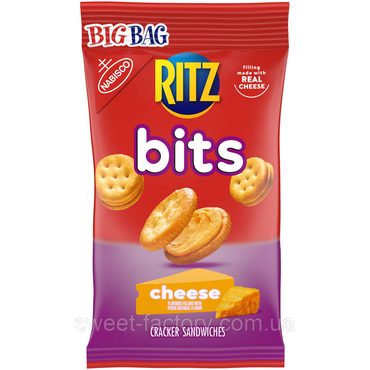 Крекер Ritz Bits Cheese Cracker 85g, фото 1