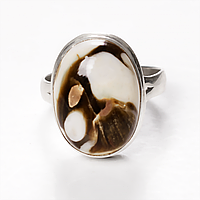 Магнезит серебряное кольцо, 3263КЦМ
